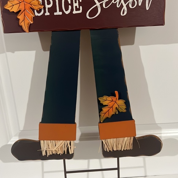NEW Fall Wooden Scarecrow Yard Stake Decor - Outdoor Fall Decorations - Picture 5 of 7